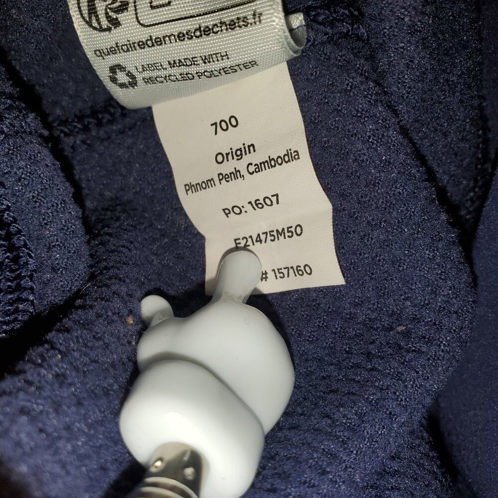 Cotopaxi Abrazo Fleece Jogger Pants Men's L Navy Blue Plush Sherpa Pull-On - Picture 8 of 8